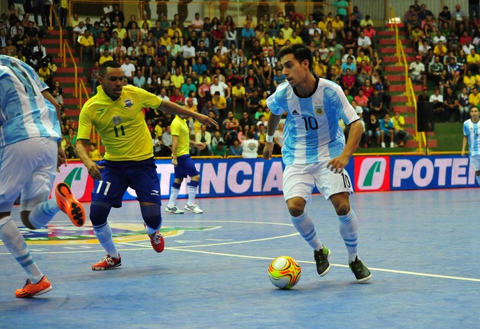 Brasil, Argentina, Futsal, Sul-Americano, Uberaba (Foto: Ricardo Artifon/CBFS)