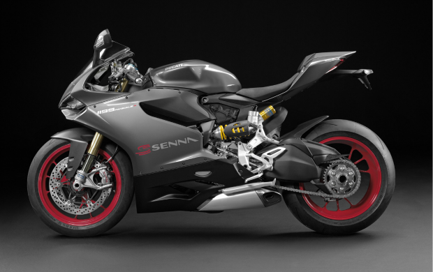 A Ducati versão Senna é equipada com motor de 1.198cm³ e 195 cv de potência (Foto: Divulgação) A Ducati versão Senna é equipada com motor de 1.198cm³ e 195 cv de potência (Foto: Divulgação)