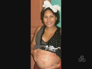 Enoli Lara Figueiredo, mãe do bebê de 7 meses (Foto: Reprodução/TV Amapá)