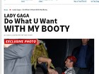 Site publica imagem de Lady Gaga fazendo dança sexy para namorado 