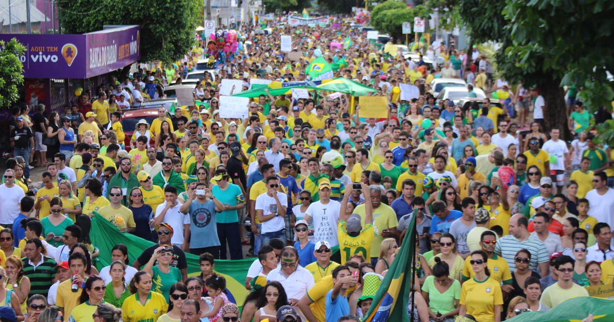 G Manifesta O Contra O Governo Re Ne Mil Pessoas Em Porto Velho