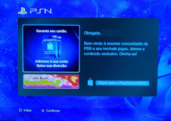 PSN: como criar seu cadastro. (Foto: Reprodução/ Emanuel Schimidt)