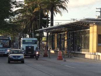 Parada de BRT na Caxangá. (Foto: Luna Markman/ G1)