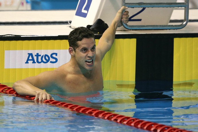 Thiago Pereira 200m medley natação Pan de Toronto (Foto: Satiro Sodré / SSPress)