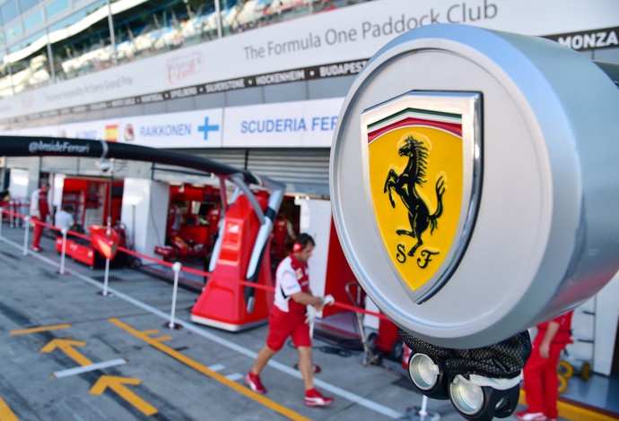 Ferrari GP Itália - treino (Foto: Getty Images)