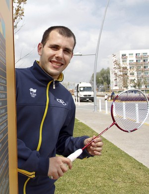 Daniel Paiola badminton (Foto: Gaspar Nóbrega / COB)