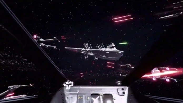 Star Wars Battlefront: X-Wing VR Mission anunciado na E3 2016 será gratuito no PlayStation VR para quem tem Star Wars Battlefront (Foto: Reprodução/YouTube)