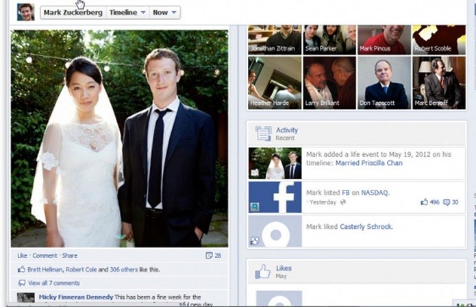 Mark introduziu eventos de vida com seu casamento (Foto: Divulgação/Facebook NewsRoom)