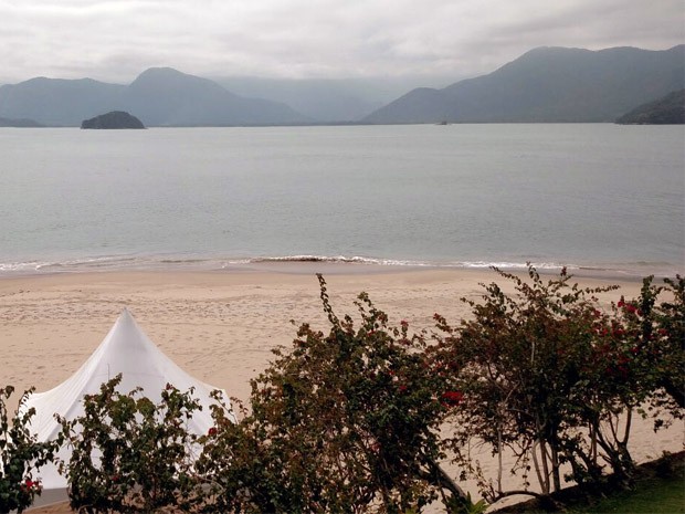 Ilha paradisÃ­aca Ã© leiloada com lance mÃ­nimo de R$ 25 milhÃµes em Ubatuba (Foto: AndrÃ© Luis Rosa/ TV Vanguarda)