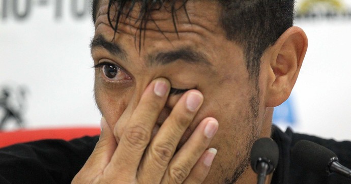 Hernane Coletiva Flamengo (Foto: Márcio Mercante/Agência Estado) Hernane Coletiva Flamengo (Foto: Márcio Mercante/Agência Estado)