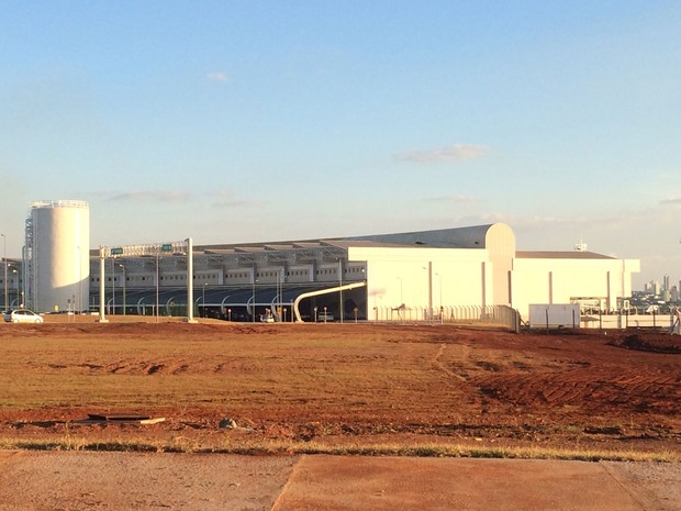 Novo aeroporto de Goiânia é inaugurado com a presença de Dilma Rousseff, em Goiás (Foto: Vanessa Martins/G1)