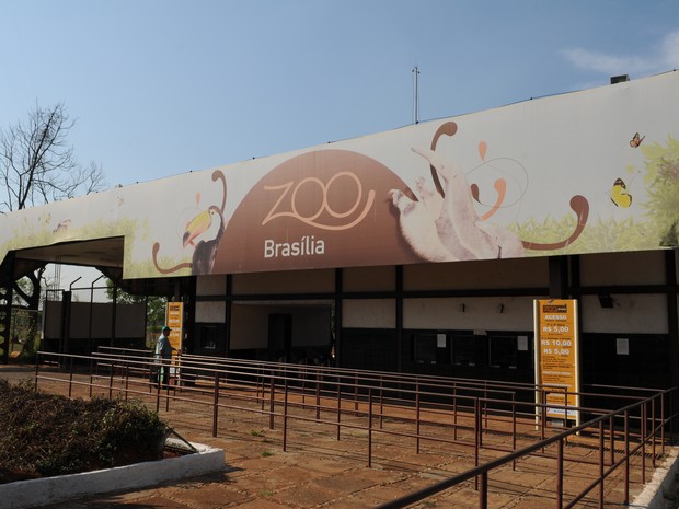 Fachada Jardim Zoológico de Brasília (Foto: Pedro Ventura/Agência Brasília)