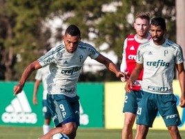 Borja se irrita com cobrança e abandona treino do Palmeiras (Marivaldo Oliveira / Estadão Conteúdo)