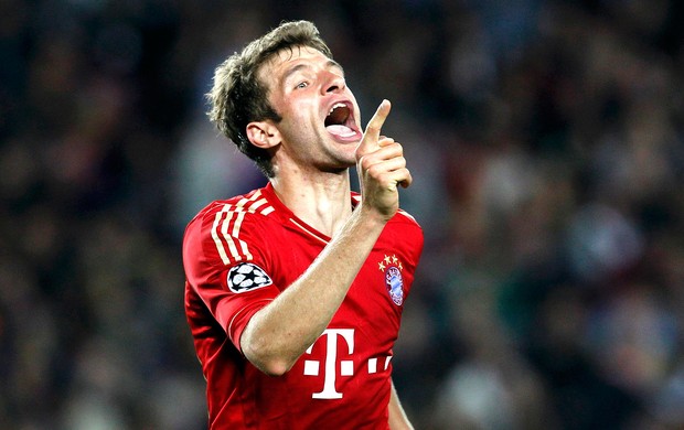 Thomas Muller gol jogo Barcelona Bayern de Munique Liga (Foto: Reuters)