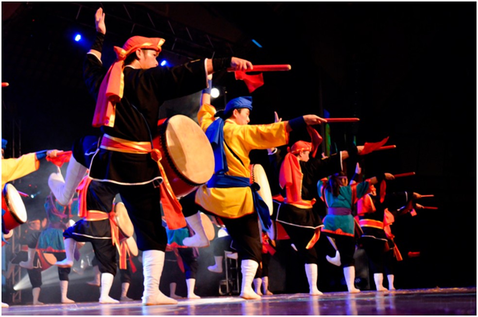 Apresentação do Grupo de dança Odori.  (Foto: Metrô-DF/Divulgação)