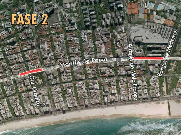 Mapa 5 Ataulfo de Paiva depois (Foto: Editoria de Arte) Mapa 5 Ataulfo de Paiva depois (Foto: Editoria de Arte)