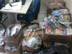 Polícia apreende 10 mil DVDs e CDs falsificados em feira em Goiana, PE