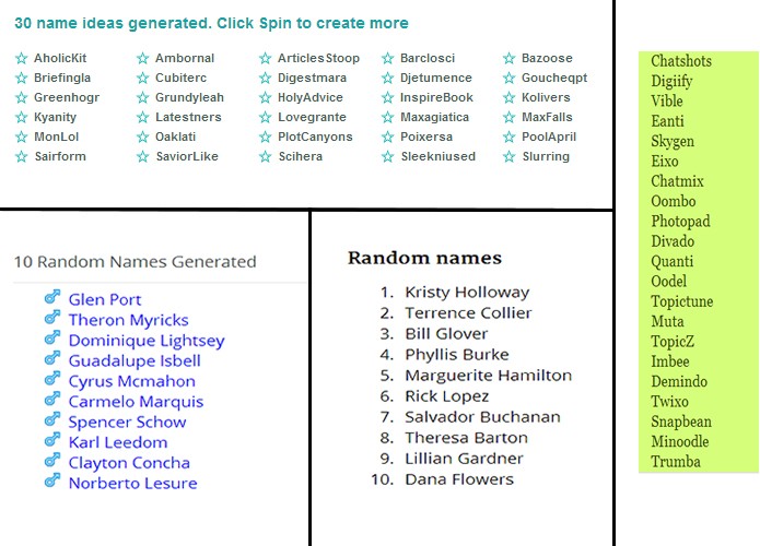 Atualmente existe uma enorme variedade de sites que geram nomes para personagens de game de forma randômica (Arte: Daniel Ribeiro)
