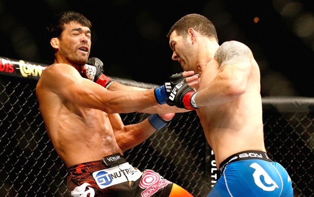 Chris Weidman e Lyoto Machida UFC 175 (Foto: Getty Images)