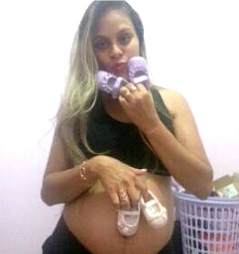 Luciana estava grávida de seis meses (Foto: Reprodução Facebook)