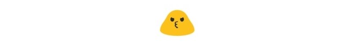 Emoji de boneco amuado do Google (Foto: Reprodução/Unicode)