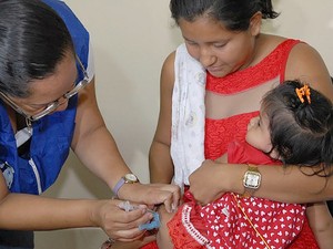 Mais de 120 mil crianças já foram vacinadas, segundo s Secretaria Municipal de Saúde (Foto: Divulgação/Semsa)