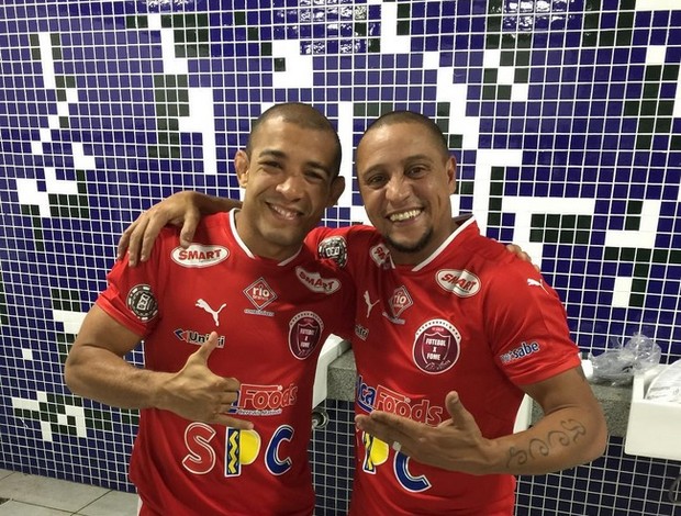 José Aldo e Roberto Carlos