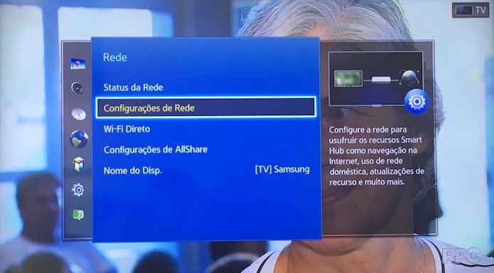 Abra as configurações do Wi-Fi (Foto: Reprodução/Helito Bijora)