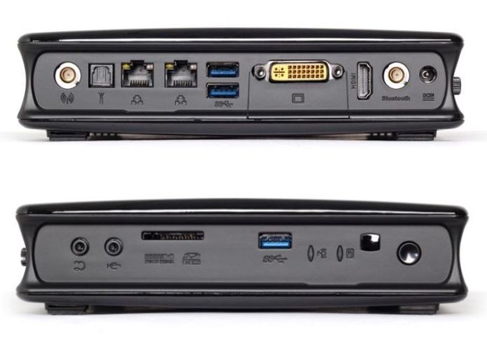 Traseira dos dois modelos de mini-PC gamer da Zotac (Foto: Divulgação)