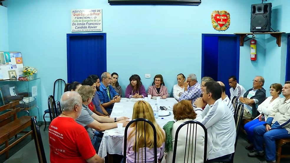 Grupo Espírita da Prece continua realizando reuniões (Foto: Reprodução/TV Integração)