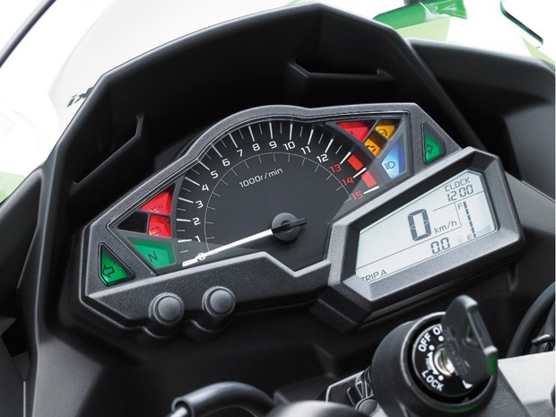 Painel da nova Ninja 250R (Foto: Divulgação)