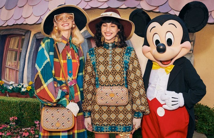 Gucci comemora o ano do rato com coleção inspirada no Mickey Mouse (Foto: Divulgação) Gucci comemora o ano do rato com coleção inspirada no Mickey Mouse (Foto: Divulgação)