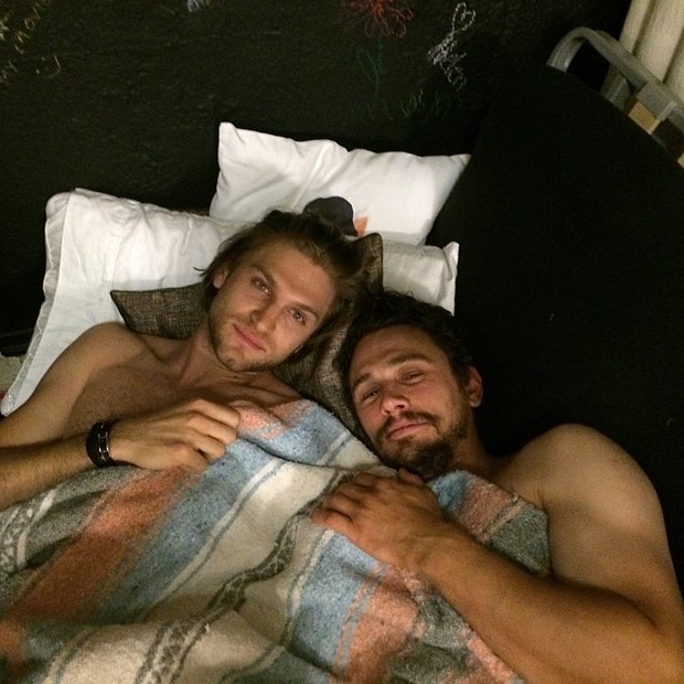 Keegan Allen e James Franco (Foto: Instagram/ Reprodução)