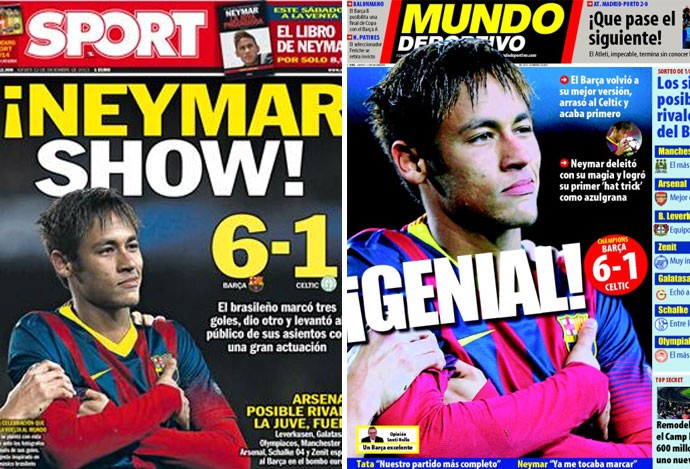 capas Neymar jornais (Foto: Reprodução)
