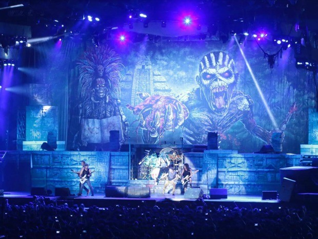 Banda britânica fez show por quase duas horas na capital cearense (Foto: Arte Produções/Divulgação) Banda britânica fez show por quase duas horas na capital cearense (Foto: Arte Produções/Divulgação)