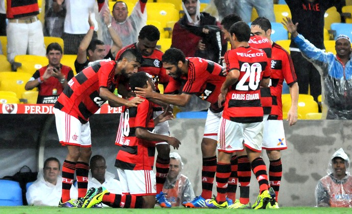 Elias gol Flamengo contra Goiás Copa do Brasil (Foto: André Durão / Globoesporte.com)