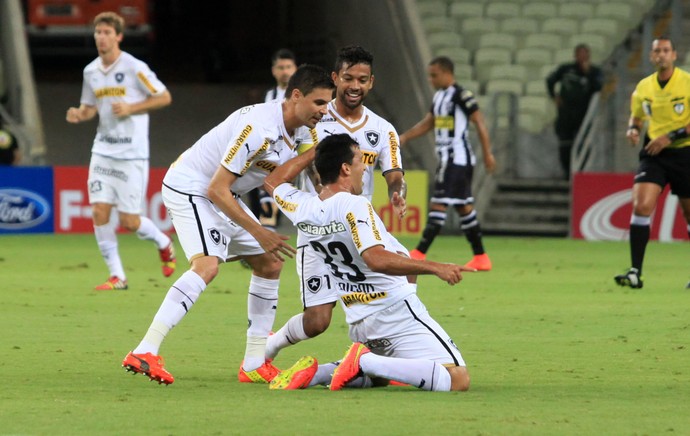 Edílson gol Botafogo x Ceará (Foto: LC Moreira / Ag. Estado)
