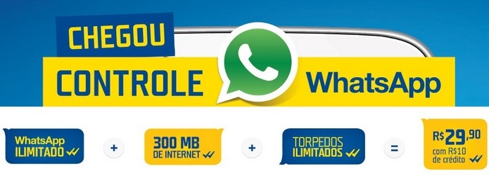 Parceria entre Tim e WhastApp oferece plano com acesso ilimitado ao app (Foto: Reprodução/TIM)