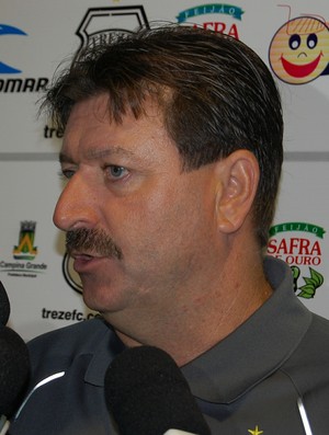 Leandro Campos, técnico do Treze (Foto: Silas Batista / GloboEsporte.com/pb)
