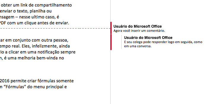 Comentários ficam organizados como uma conversa (Foto: Reprodução/Paulo Alves)