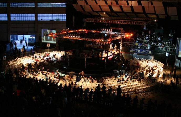 Ginásio do Clube Álvares Cabral, em Vitória, será palco do Face to Face 13 (Foto: Divulgação/X-Combat) Ginásio do Clube Álvares Cabral, em Vitória, será palco do Face to Face 13 (Foto: Divulgação/X-Combat)