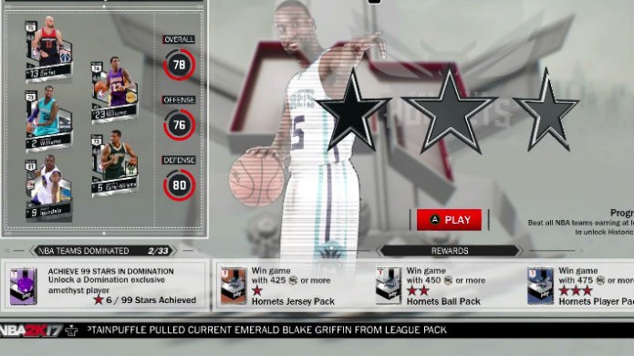 NBA 2K17: Triunfe no Domination para pegar cards valiosos (Foto: Reprodução/Thomas Schulze)