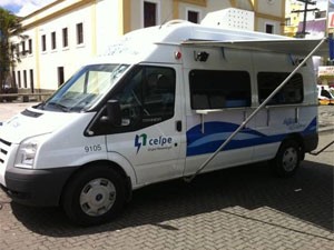 Agência móvel da Celpe já está em Caruaru (Foto: Divulgação / Celpe)