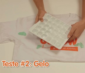 Tirar Chiclete Da Roupa Com Gelo Chiclete Na Roupa Veja Testes Com Gelo Ferro De Passar E Acetona