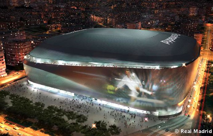 Apresentação maquete estádio Real Madrid Santiago Bernabéu (Foto: Reprodução / Site Oficial do Real Madrid)