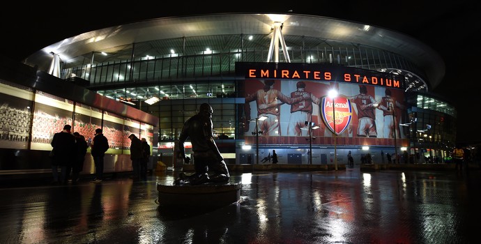Arsenal Emirates Stadium Liga dos Campeões (Foto: Getty Images)