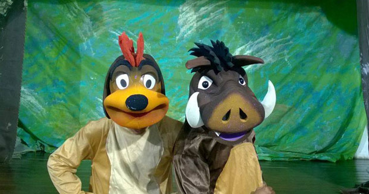 G1 - Teatro de Camaçari recebe musical 'As Aventuras de Timão e Pumba ...