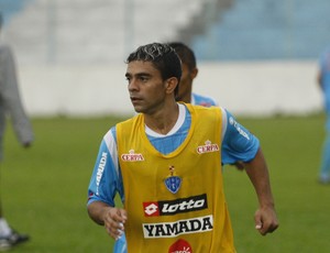 Leandrinho em treino do Paysandu (Foto: Tarso Sarraf/O Liberal)