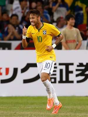Neymar gol Brasil x Japão (Foto: Reuters)