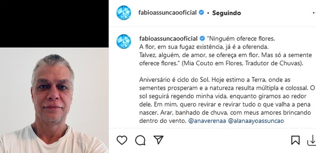Fabio Assunção (Foto: Reprodução/Instagram)